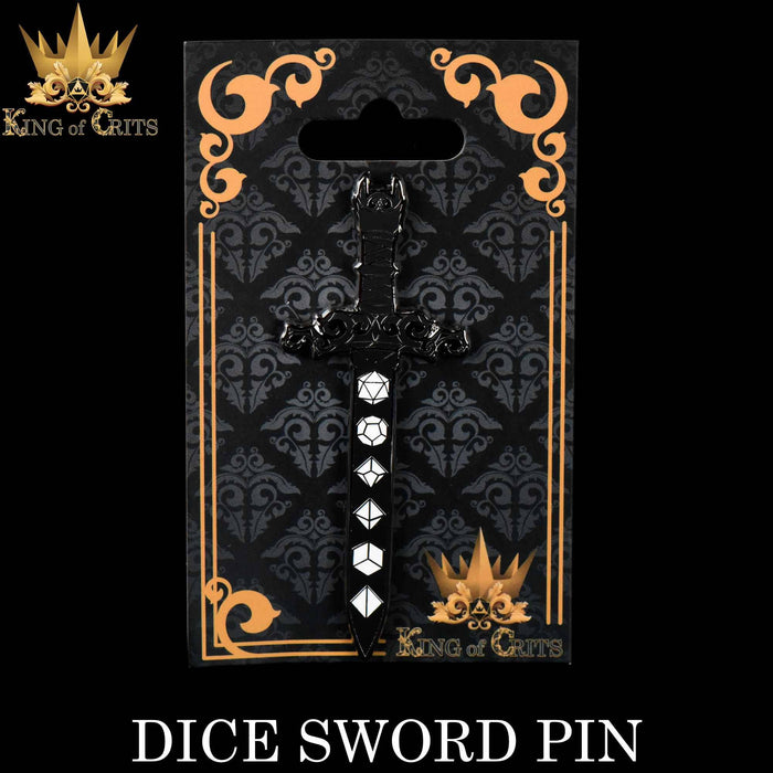 Dice Sword (Enamel Pin)