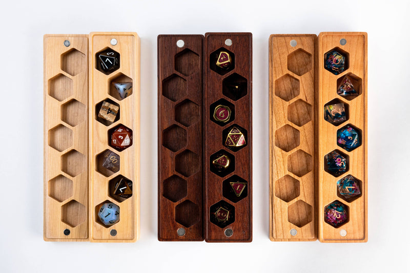 Wood Dice Cases: Vault Style 3 Woods Available: Maple