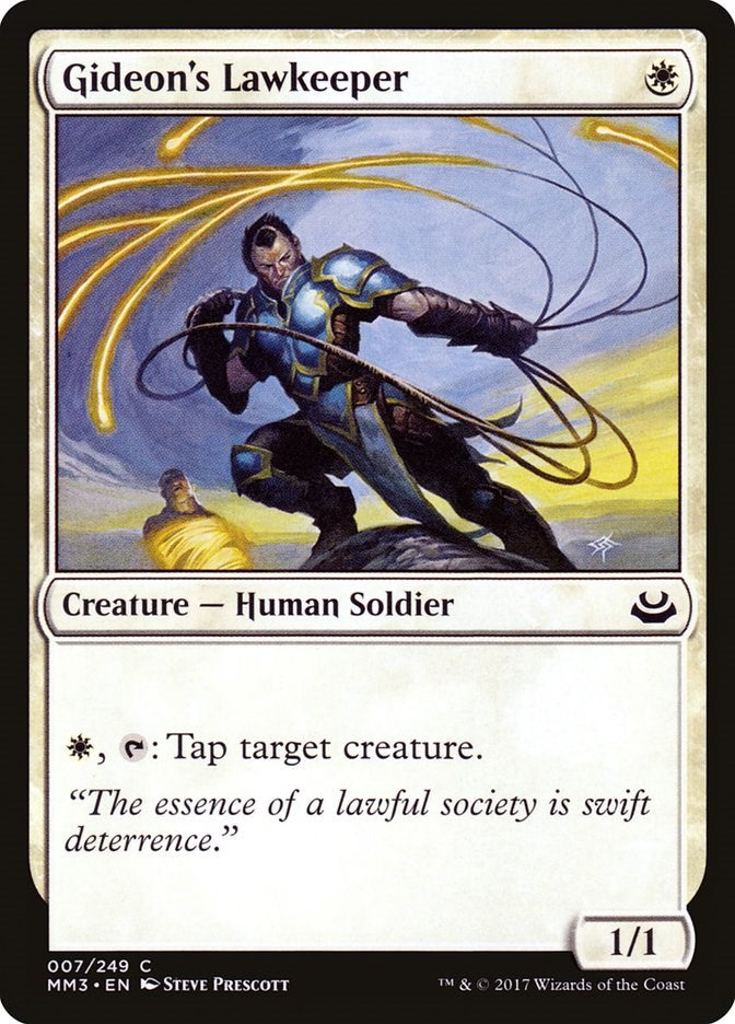 Gideon's Lawkeeper [MM3 - 7]