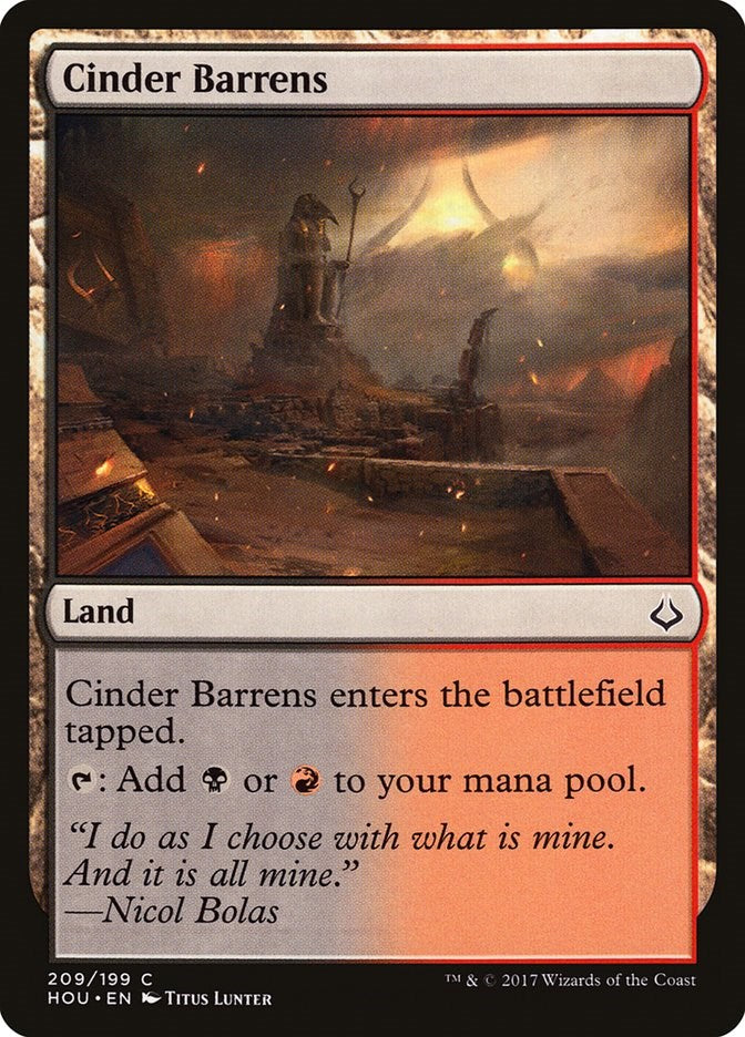 Cinder Barrens [HOU - 209]