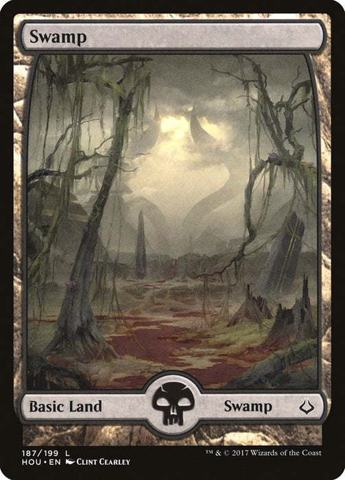 Swamp (187) - Full Art [HOU - 187]