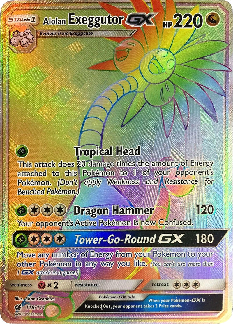 Alolan Exeggutor GX (Secret) [SM04 - 118]