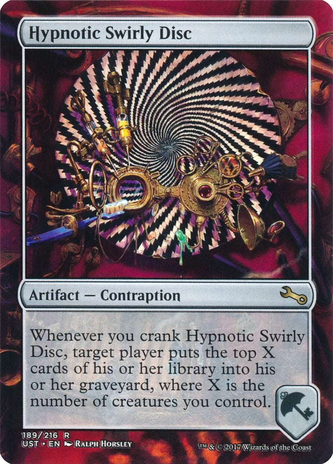 Hypnotic Swirly Disc [UST - 189]