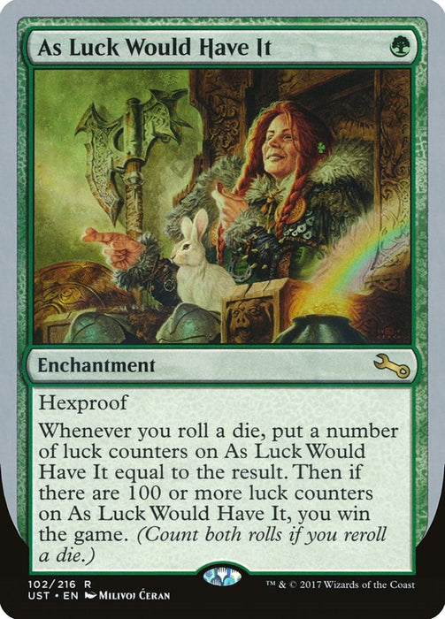 As Luck Would Have It [UST - 102]