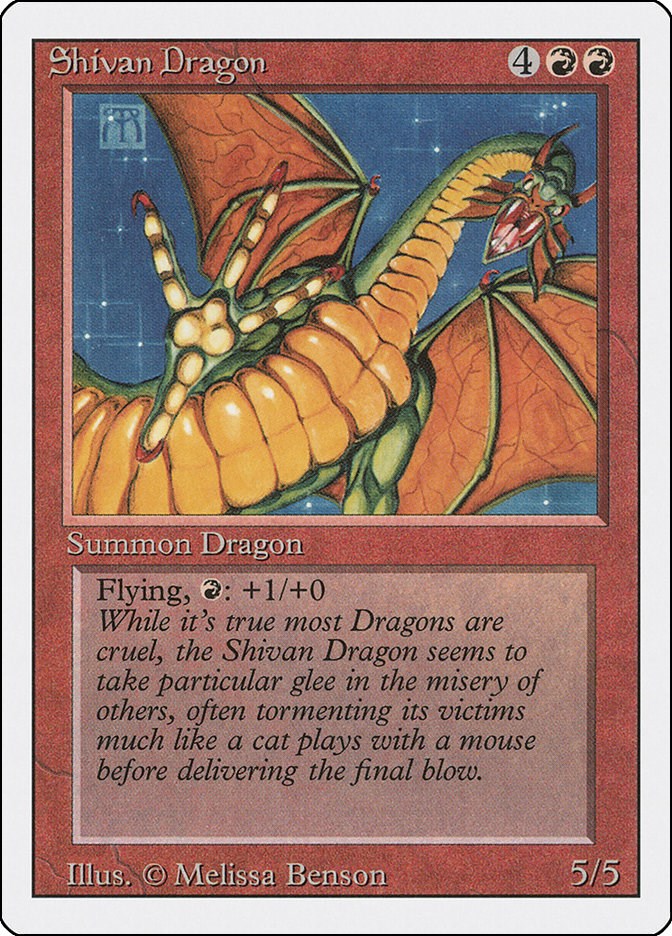 Shivan Dragon [3ED - N/A]