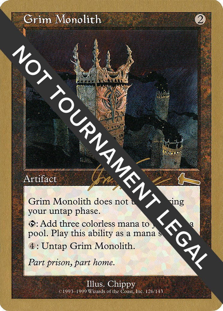 Grim Monolith - 2000 Jon Finkel (ULG) [WCD - N/A]
