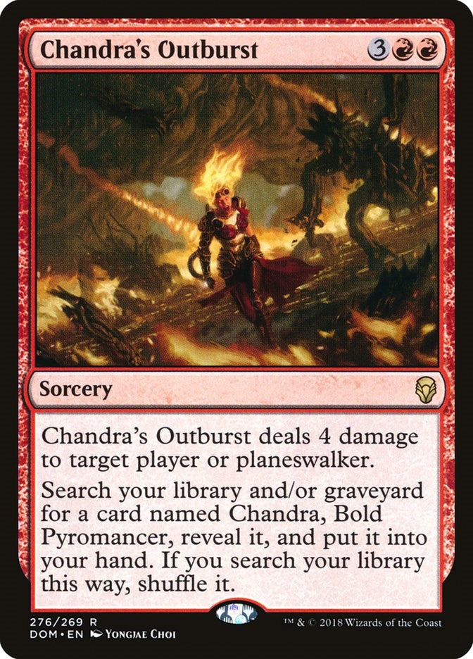 Chandra's Outburst [DOM - 276]