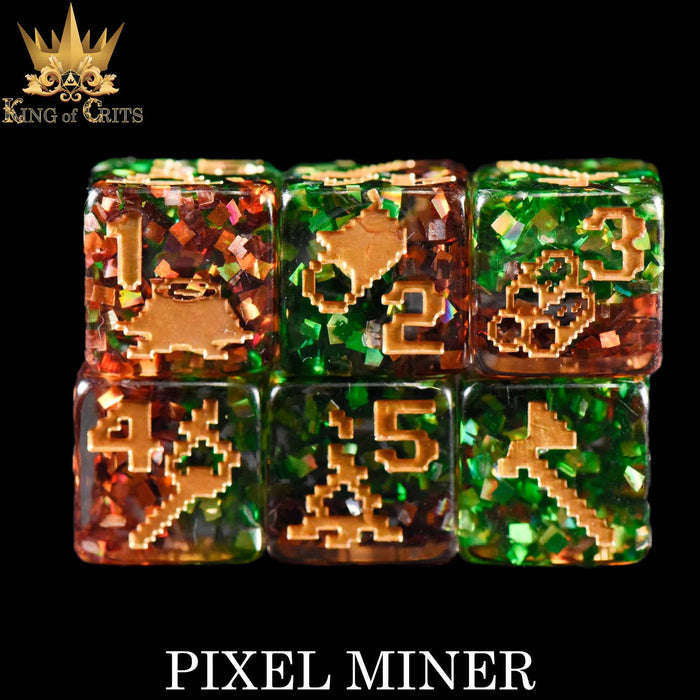 Pixel Miner - 11 Dice Set