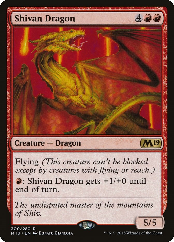 Shivan Dragon [M19 - 300]