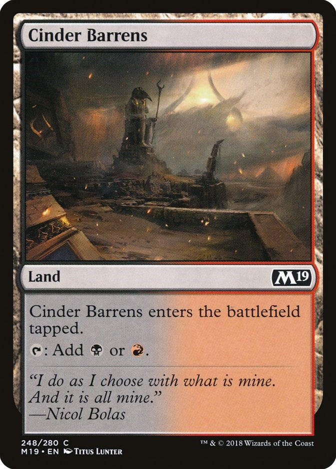 Cinder Barrens [M19 - 248]
