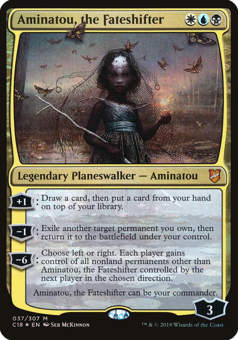 Aminatou, the Fateshifter (Commander 2018) [OVER - 37]