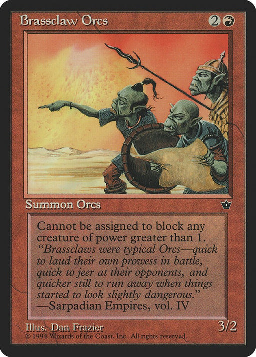 Brassclaw Orcs (Frazier)