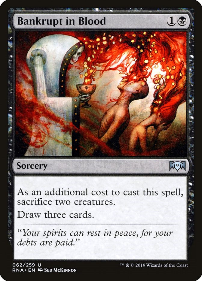 Bankrupt in Blood [RNA - 62]