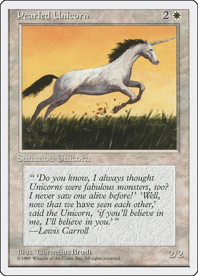 Pearled Unicorn [4ED - N/A]