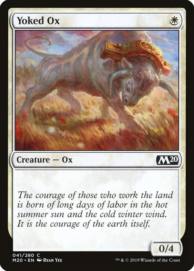 Yoked Ox [M20 - 41]