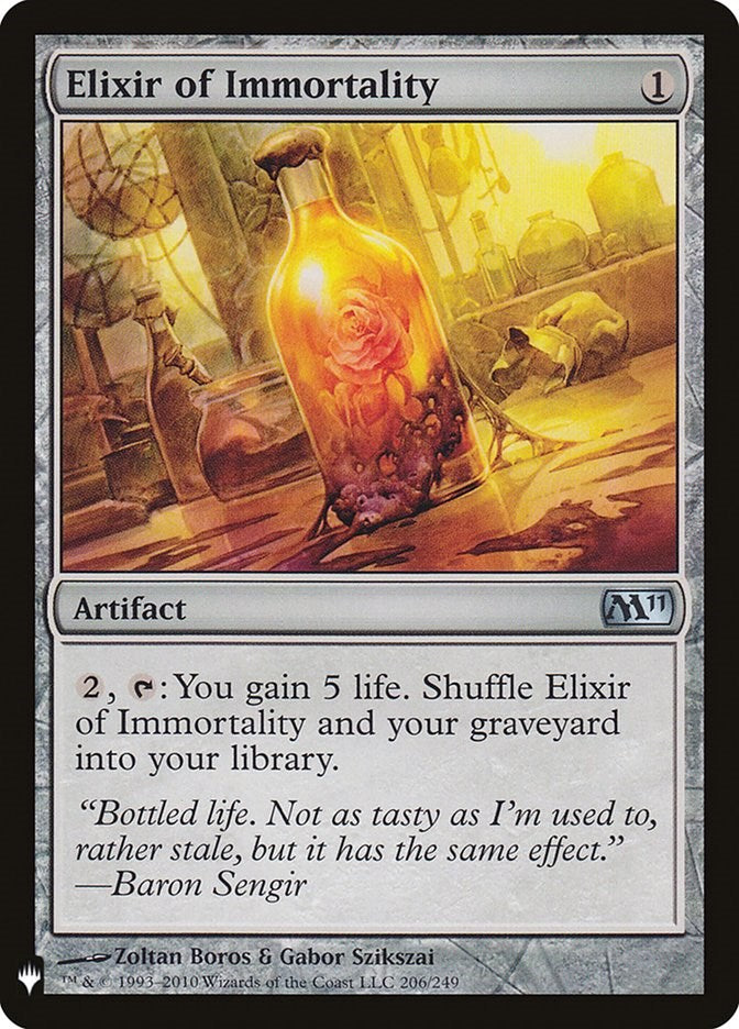 Elixir of Immortality [LIST - 206]