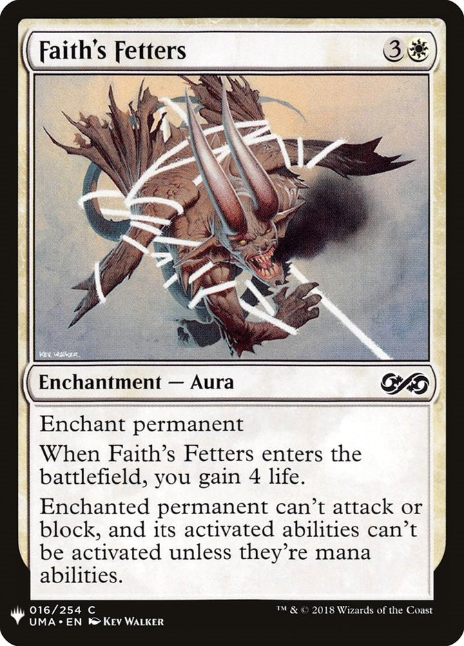 Faith's Fetters [LIST - 16]