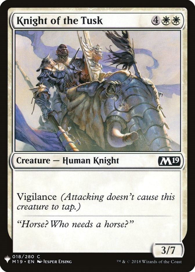 Knight of the Tusk [LIST - 18]