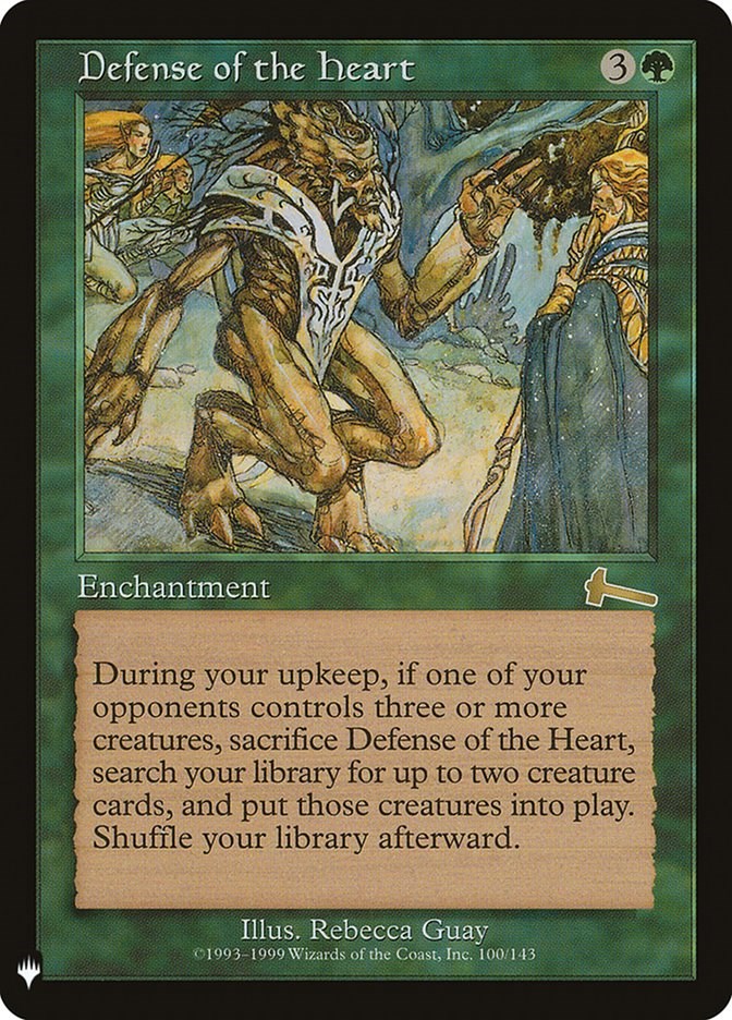 Defense of the Heart [LIST - 100]