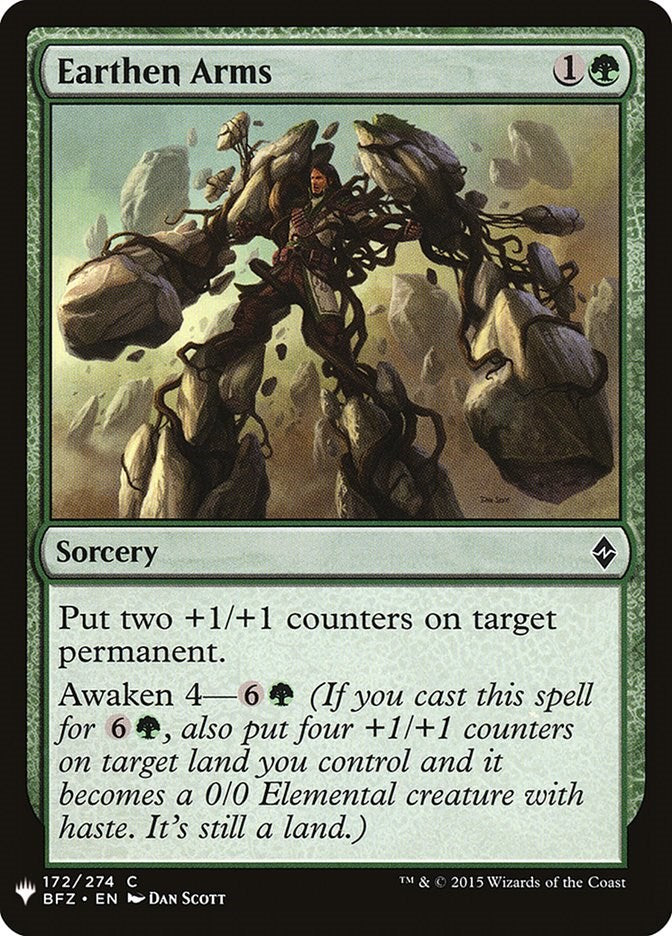 Earthen Arms [LIST - 172]