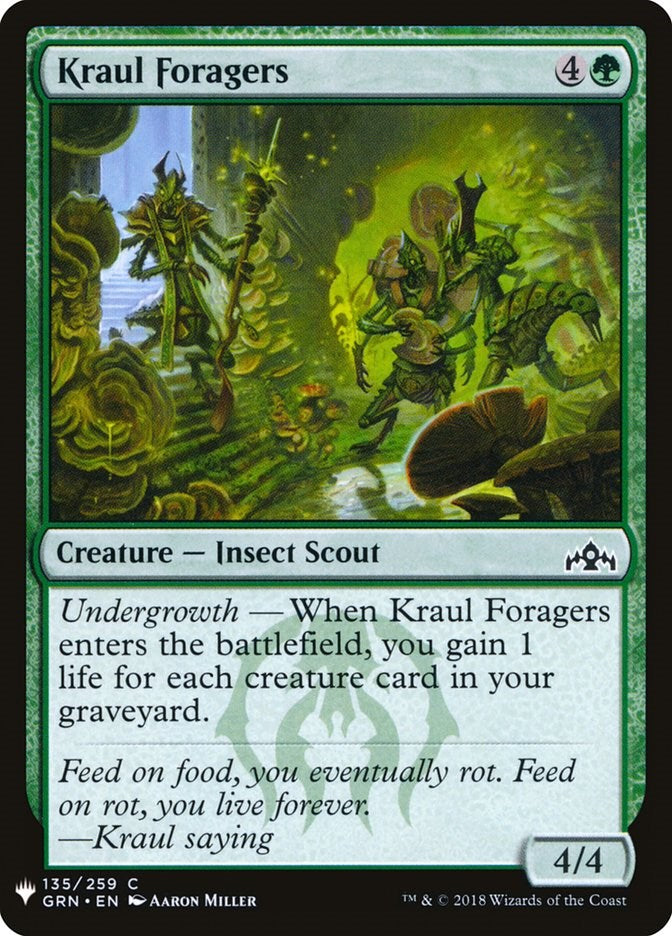 Kraul Foragers [LIST - 135]