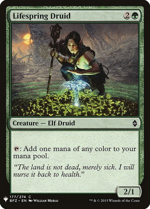 Lifespring Druid [LIST - 177]