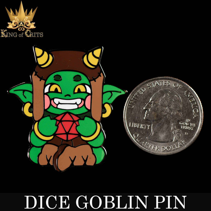 Dice Goblin (Enamel Pin)
