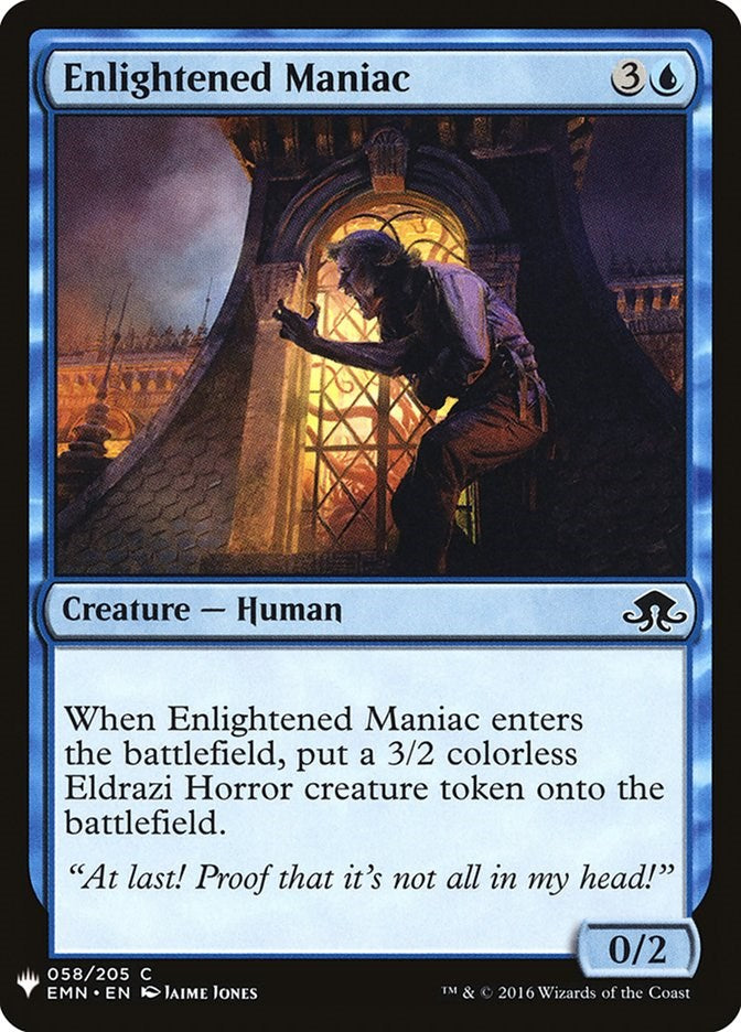 Enlightened Maniac [LIST - 58]