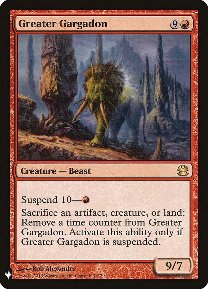 Greater Gargadon [LIST - 117]