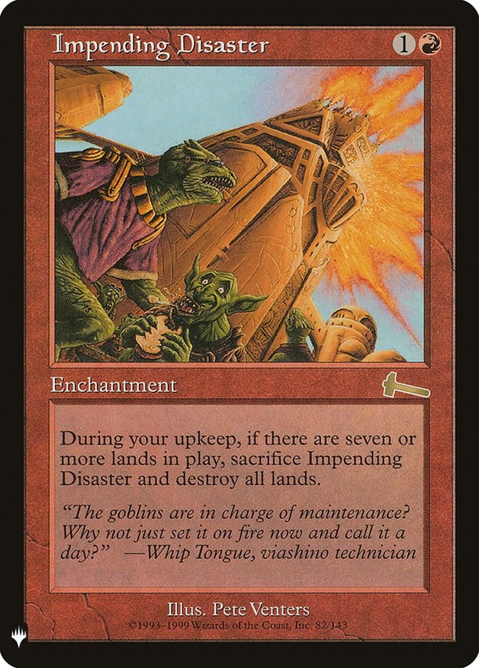 Impending Disaster [LIST - 82]