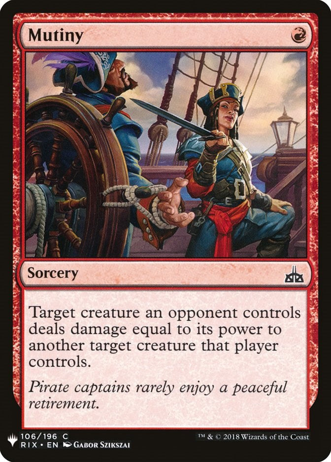 Mutiny [LIST - 106]