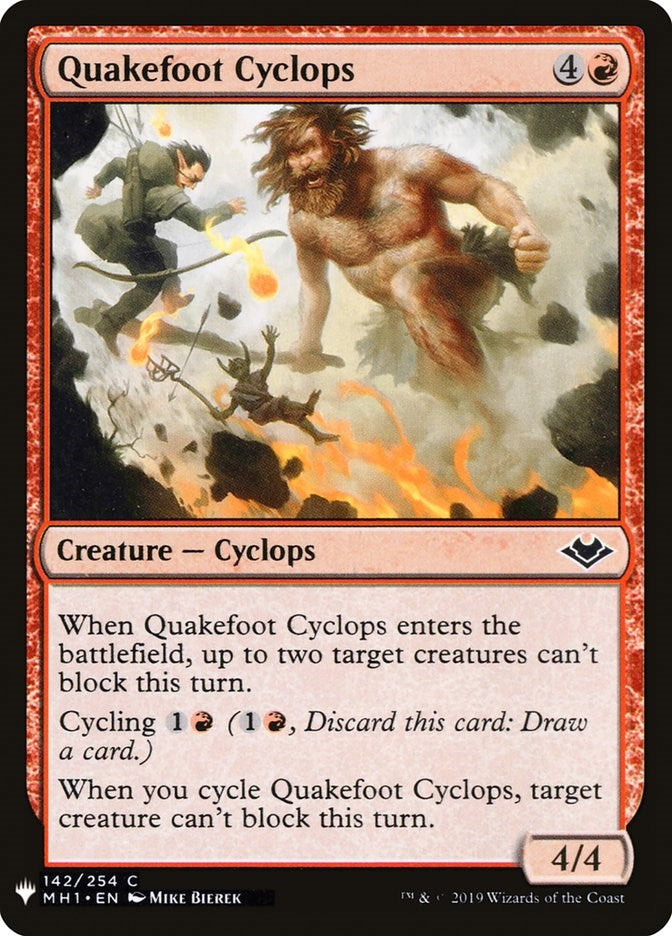 Quakefoot Cyclops [LIST - 142]