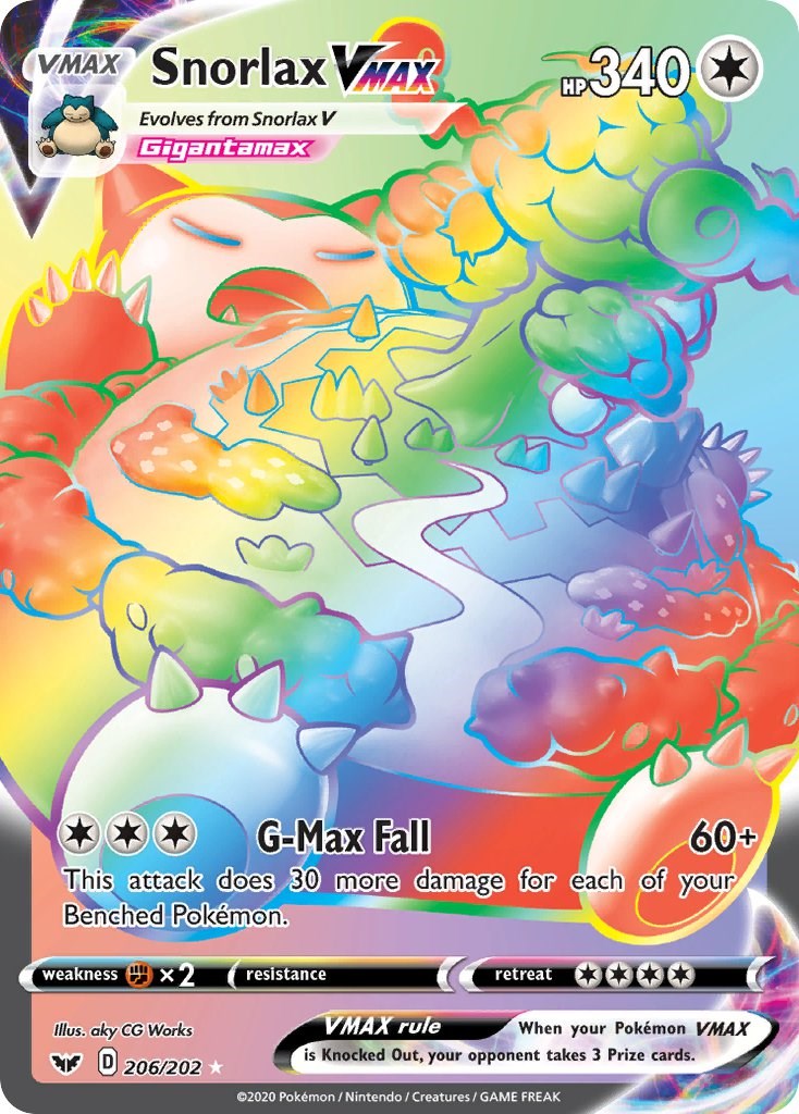 Snorlax VMAX (Secret) [SWSH01 - 206]