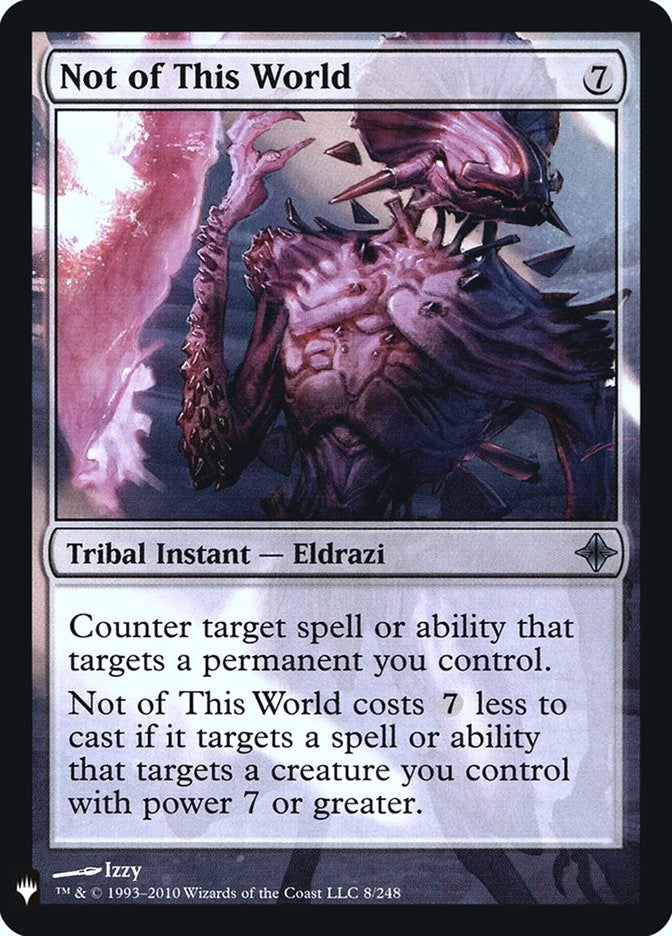 Not of This World [LIST - 8]