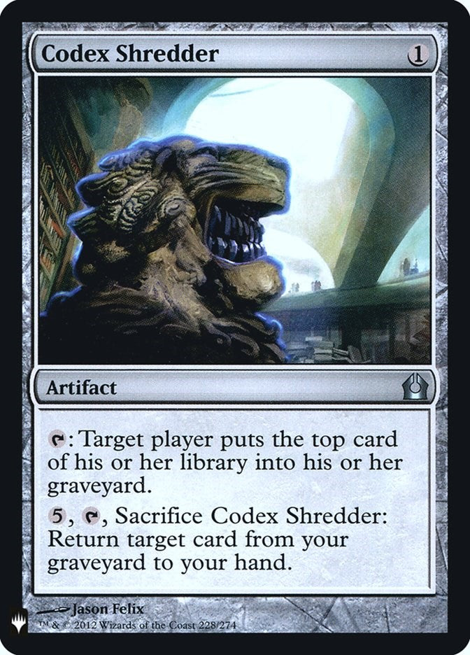 Codex Shredder [LIST - 228]