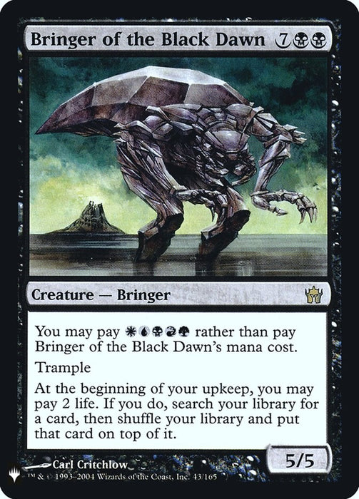 Bringer of the Black Dawn [LIST - 43]