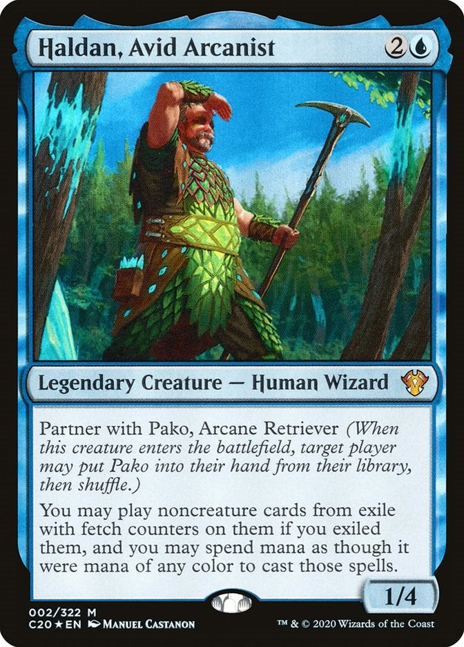 Haldan, Avid Arcanist [C20 - 2]