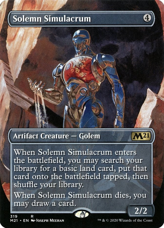 Solemn Simulacrum (Alternate Art) [M21 - 319]