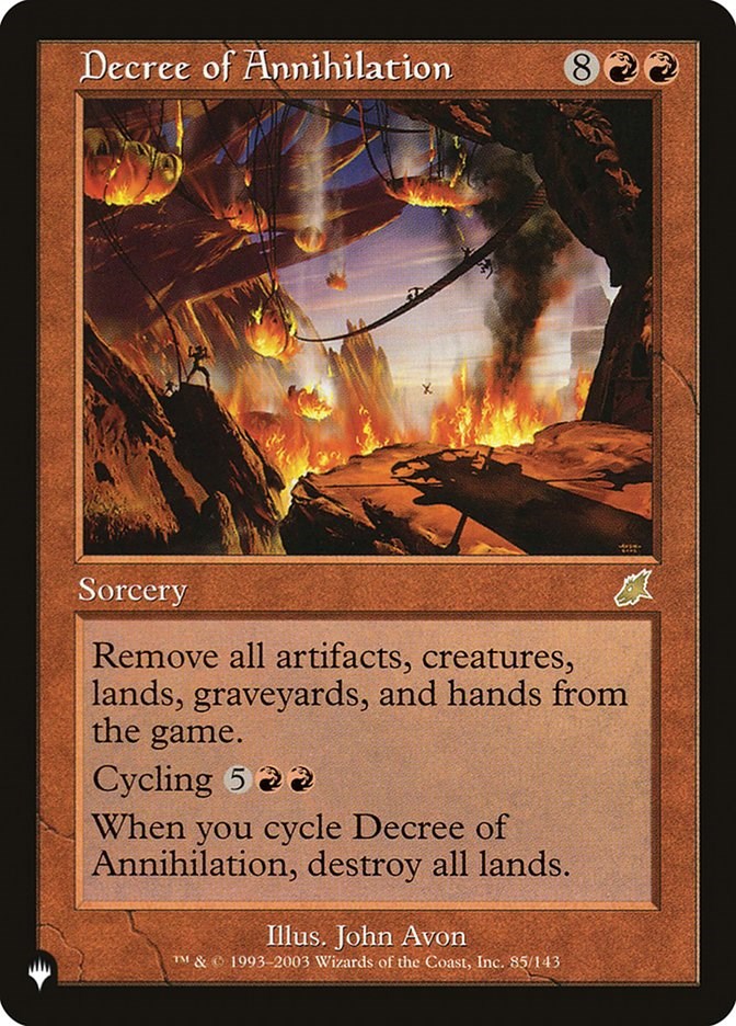 Decree of Annihilation [LIST - 85/143]