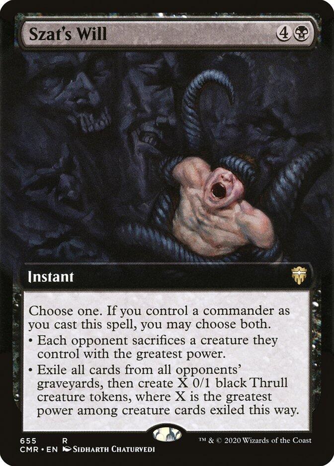 Szat's Will (Extended Art) [CMR - 655]