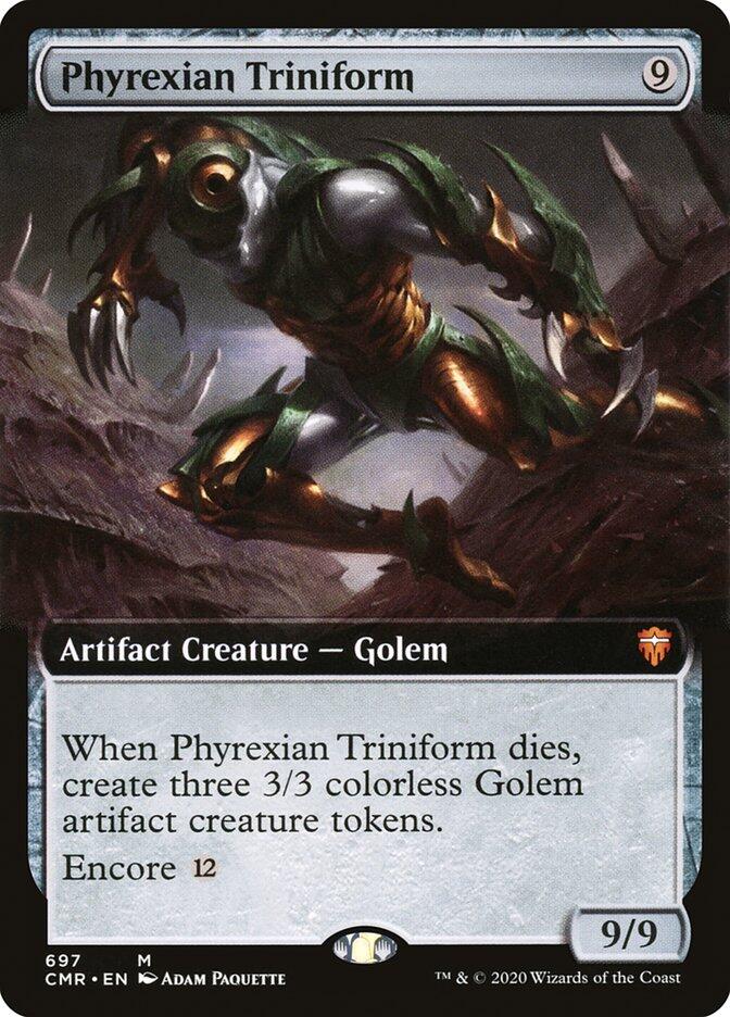 Phyrexian Triniform (Extended Art) [CMR - 697]