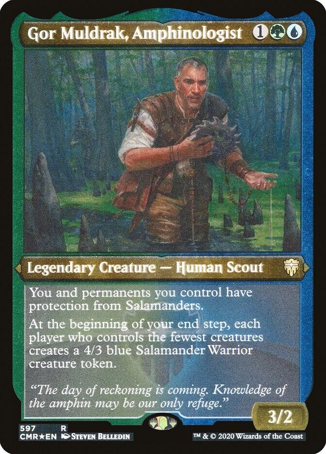 Gor Muldrak, Amphinologist (Foil Etched) [CMR - 597]
