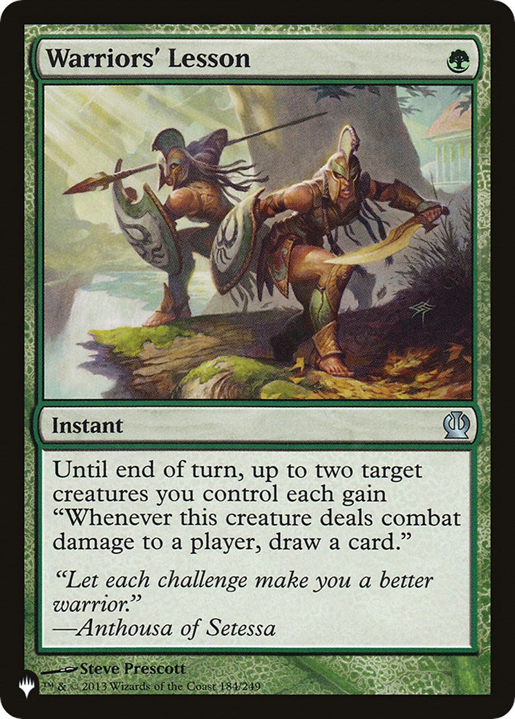 Warriors' Lesson [LIST - 184/249]