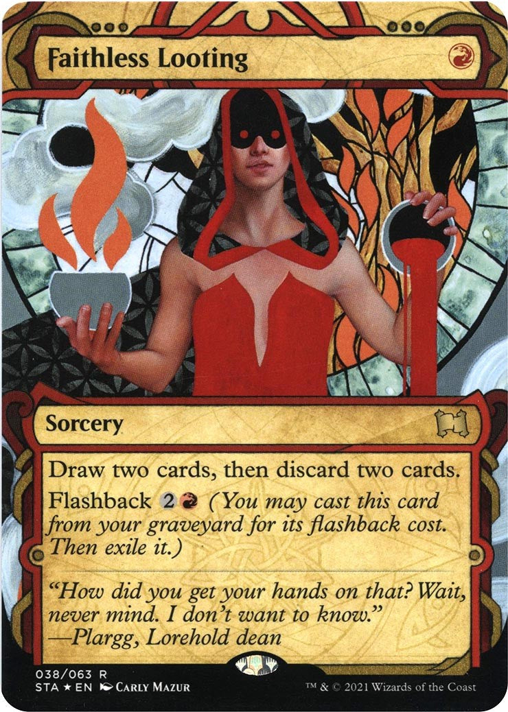 Faithless Looting (Foil Etched) [STA - 38]