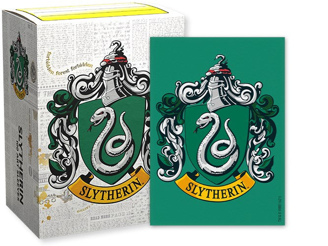 Dragon Shield Hogwarts Houses Brushed Art Sleeves: Slytherin