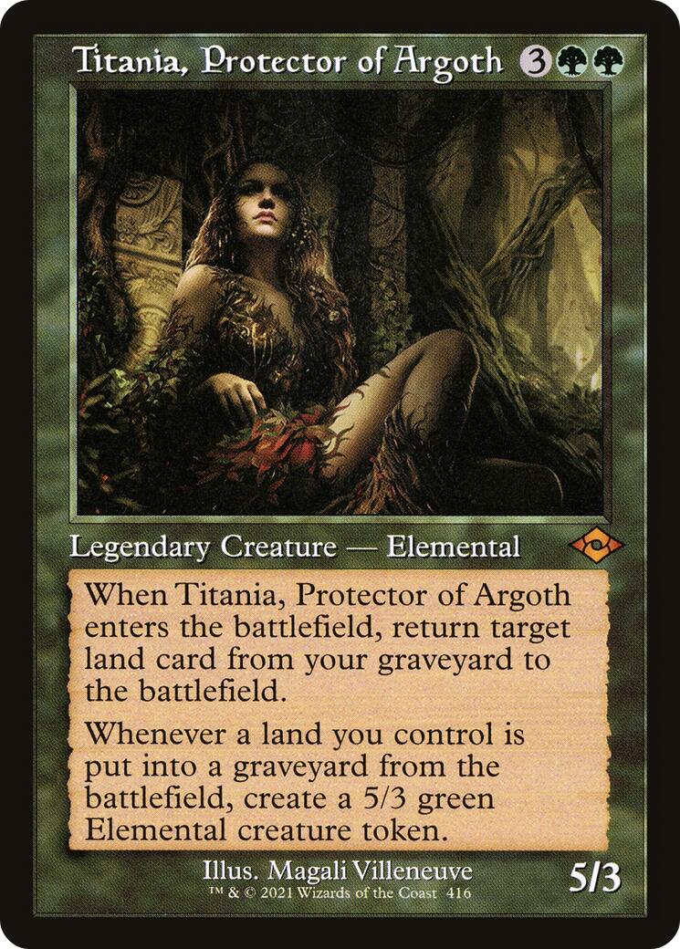 Titania, Protector of Argoth (Retro Frame) [MH2 - 416]