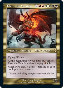 Piru, the Volatile (Retro Frame) (Foil Etched) [MH2 - 422]