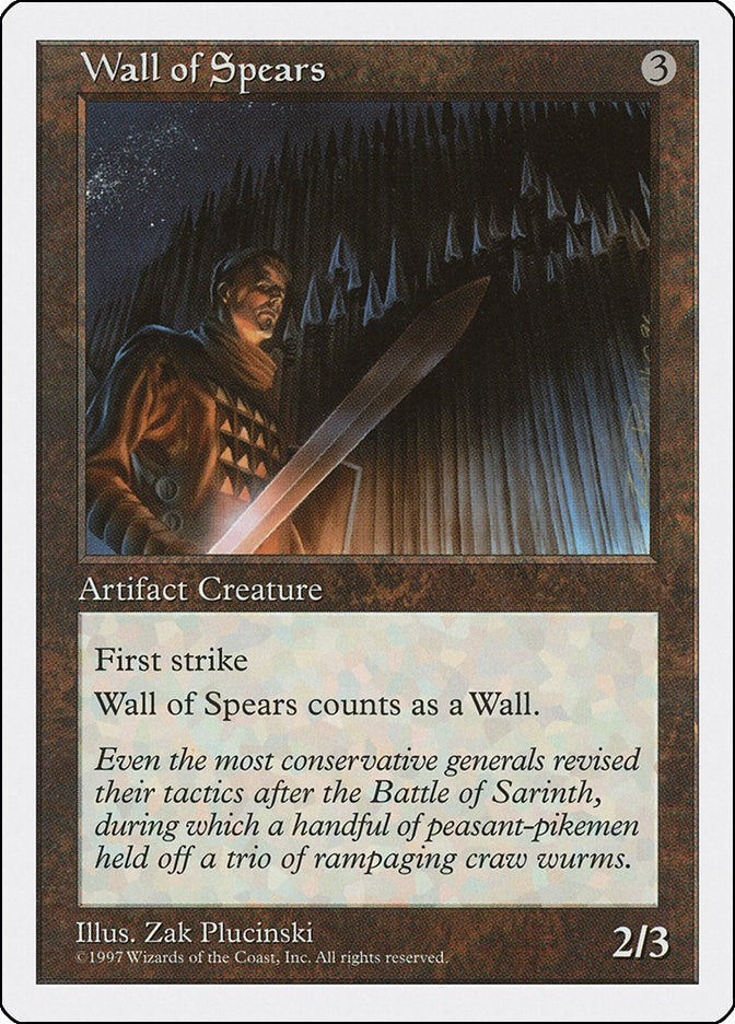 Wall of Spears [5ED - N/A]