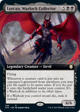Lorcan, Warlock Collector (Extended Art) [AFC - 296]