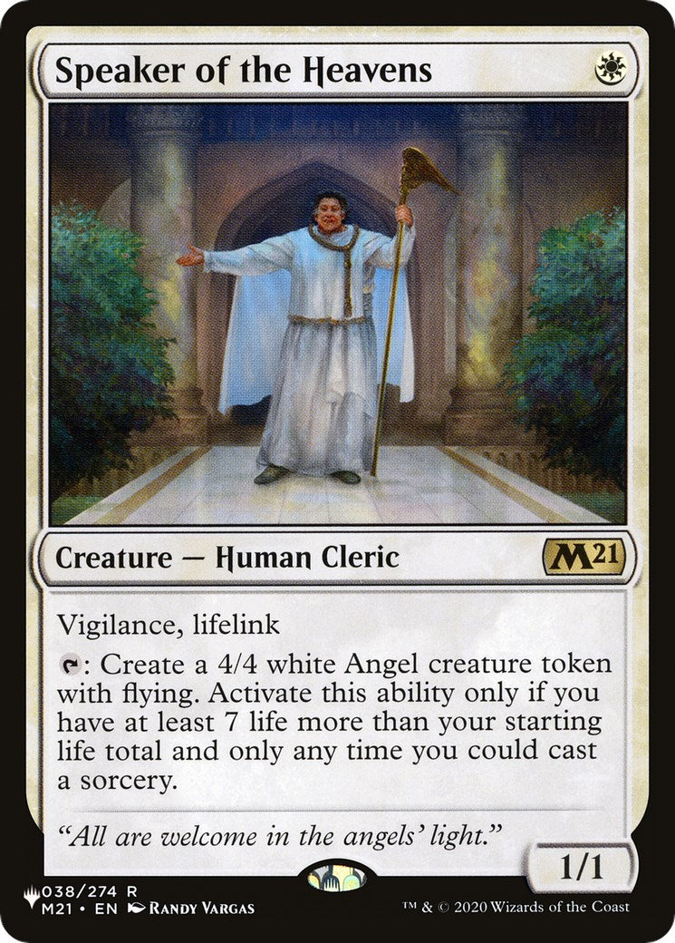 Speaker of the Heavens [LIST - 038/274]